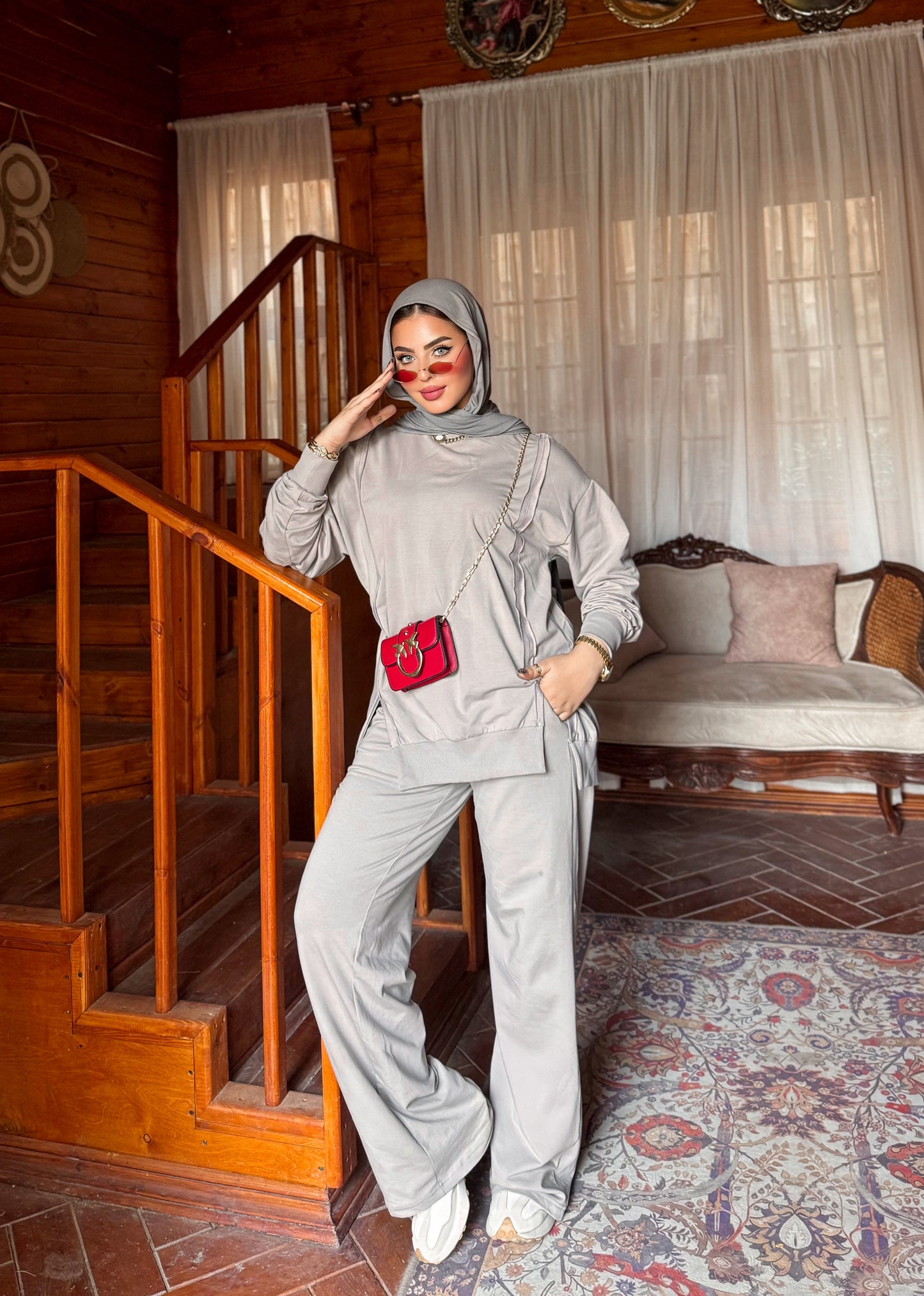 Trendy Women’s Summer Cotton Suit