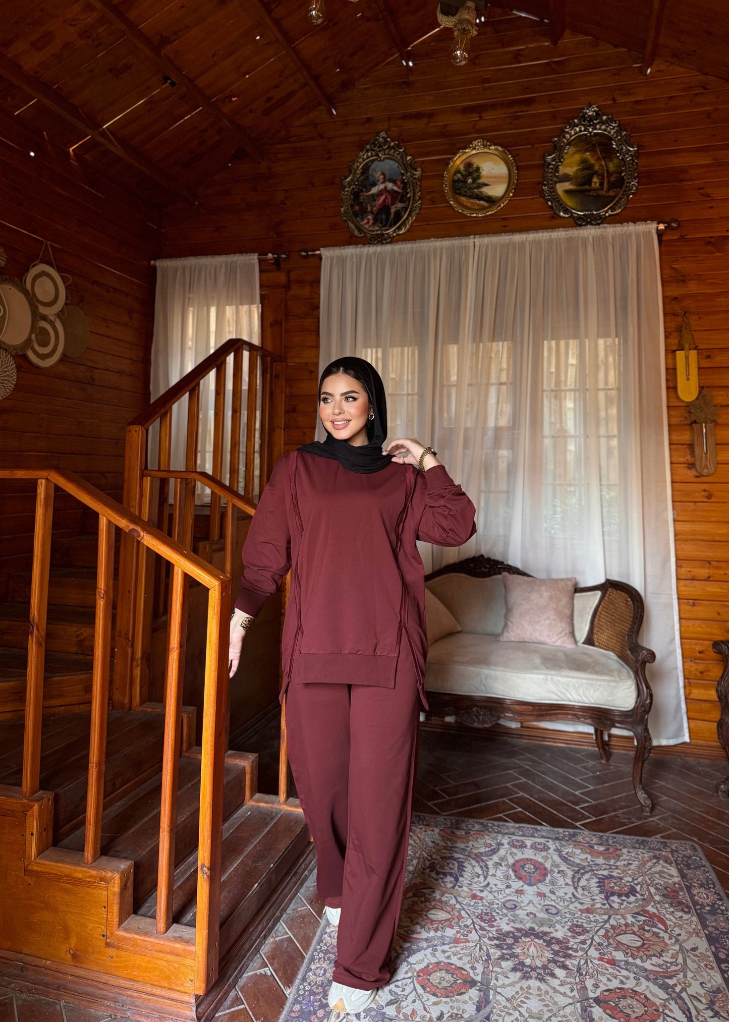 Trendy Women’s Summer Cotton Suit