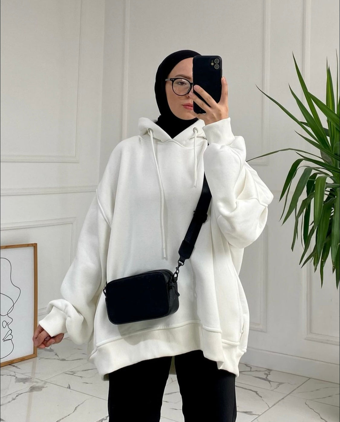 Oversized Plain Hoodie