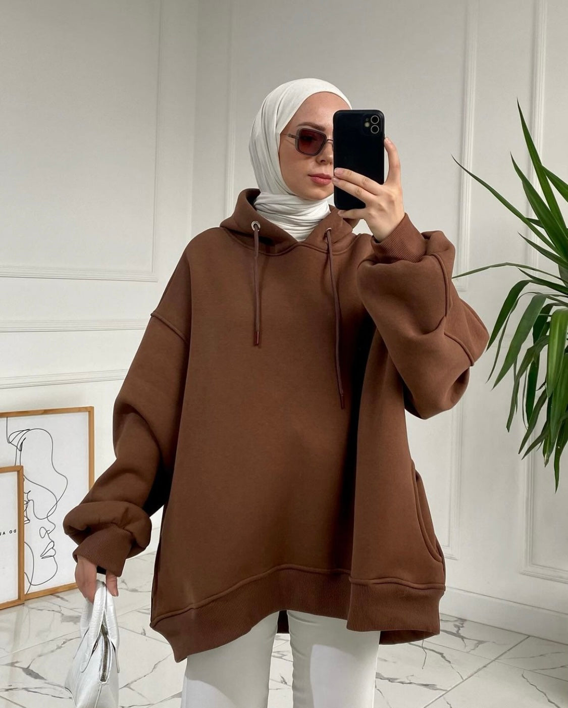 Oversized Plain Hoodie