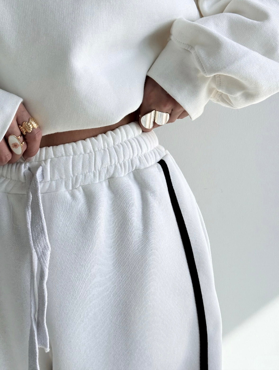 Warm Cotton Wide-Leg