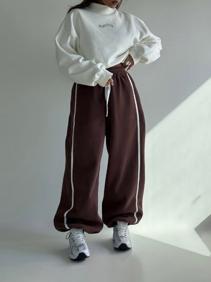 Warm Cotton Wide-Leg