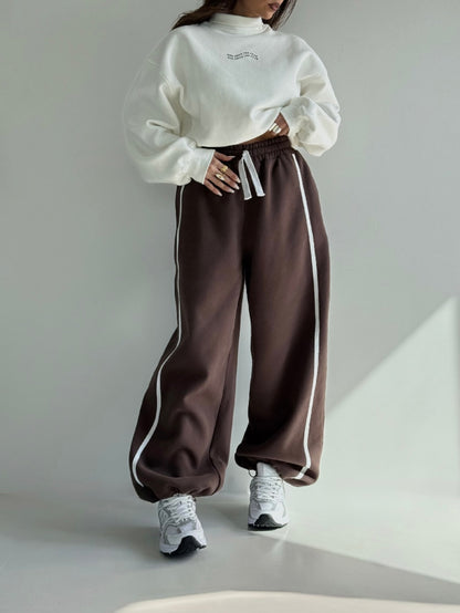 Warm Cotton Wide-Leg