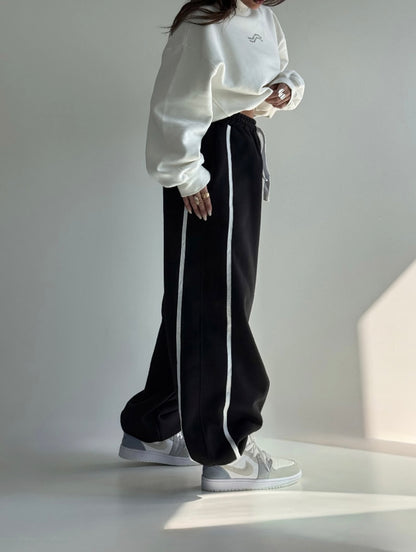 Warm Cotton Wide-Leg