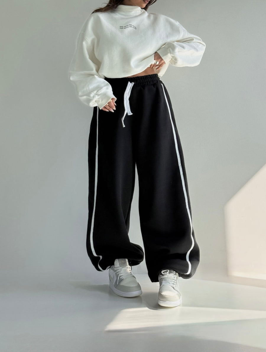 Winter Cotton Wide-Leg