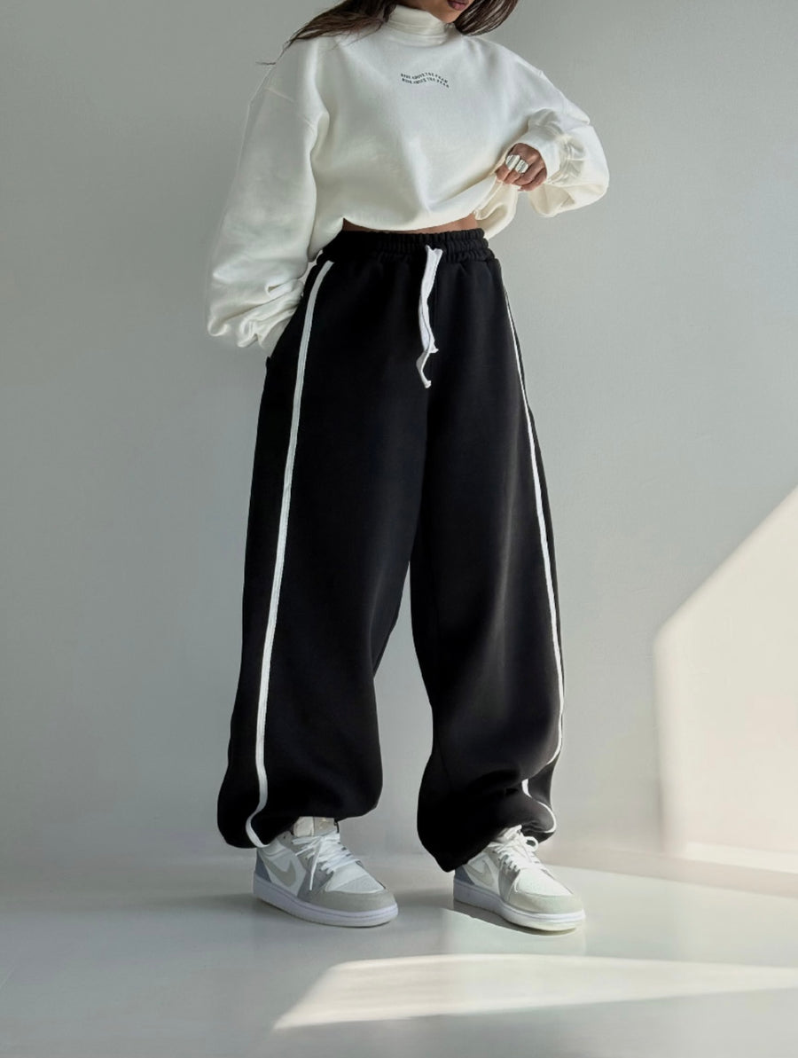 Winter Cotton Wide-Leg