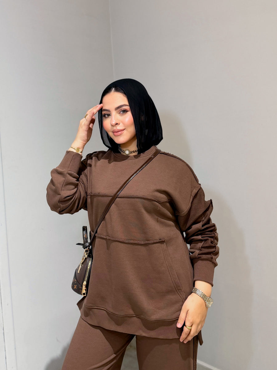 Premium Summer & Fall Cotton Milton - Brown