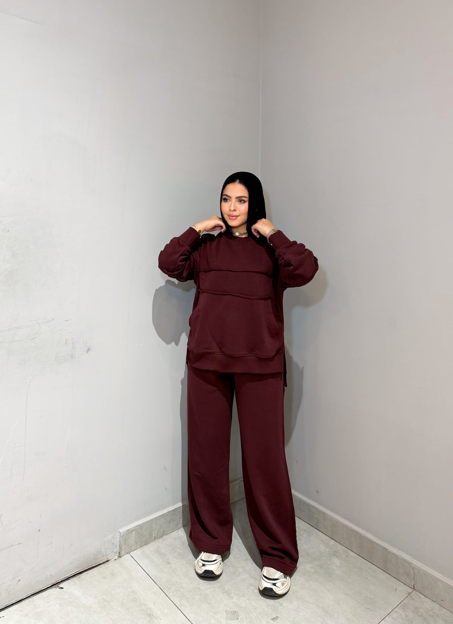 Premium Summer & Fall Cotton Milton - Burgandy