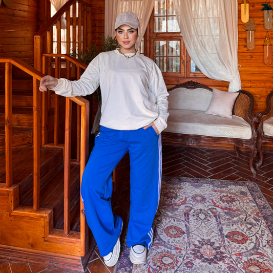 Summer Milton Cotton Pants - Blue