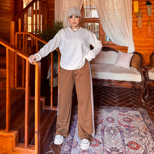 Summer Milton Cotton Pants - Brown