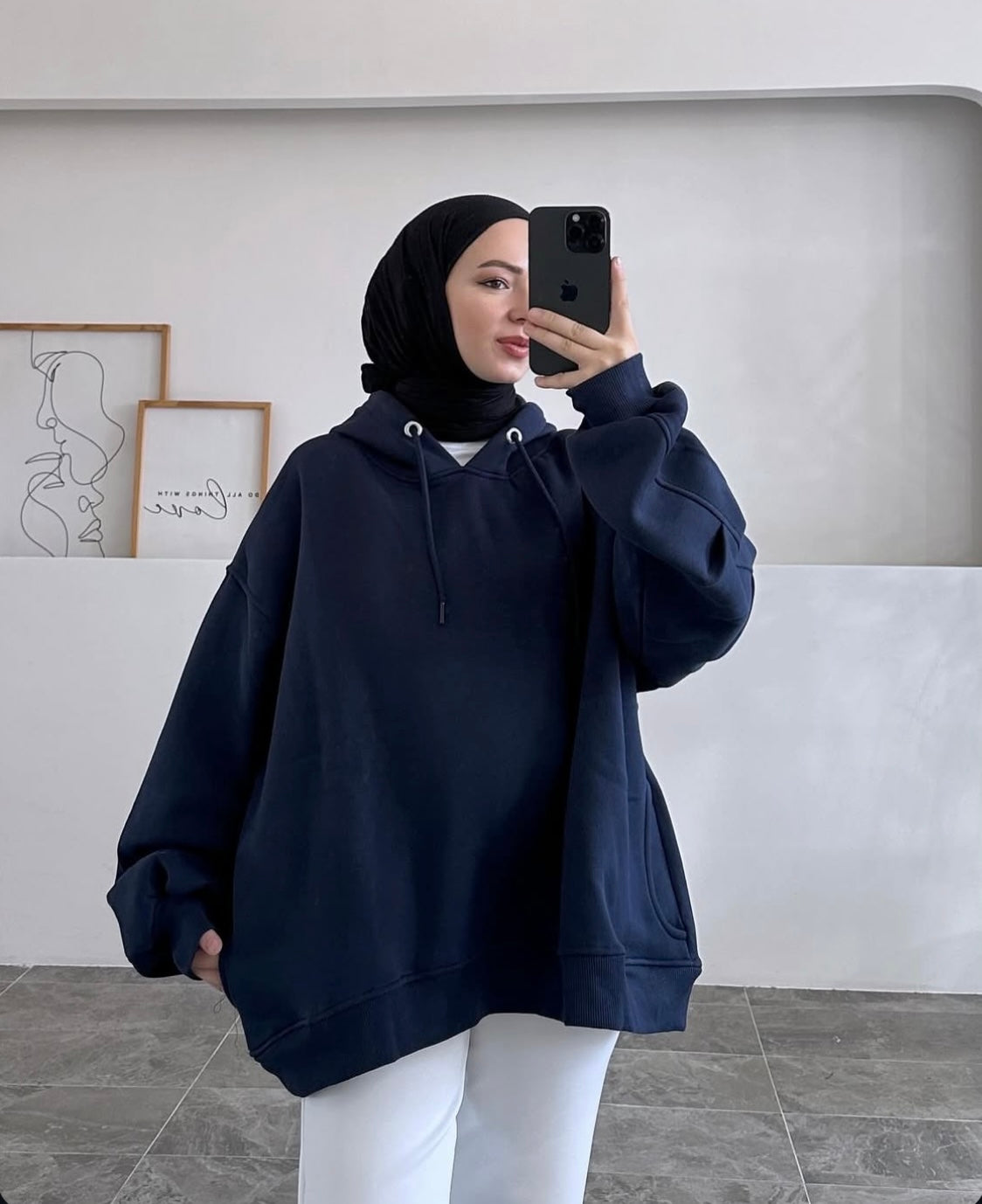 Oversized Plain Hoodie